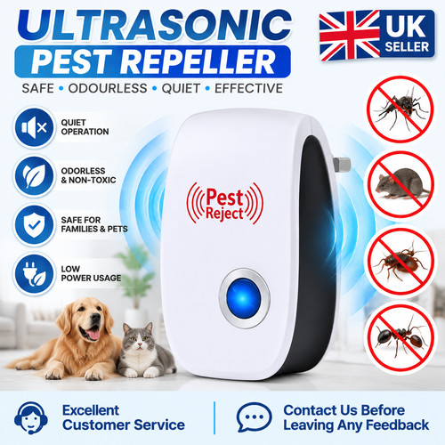 Pack ultrasonic pest control - 5,